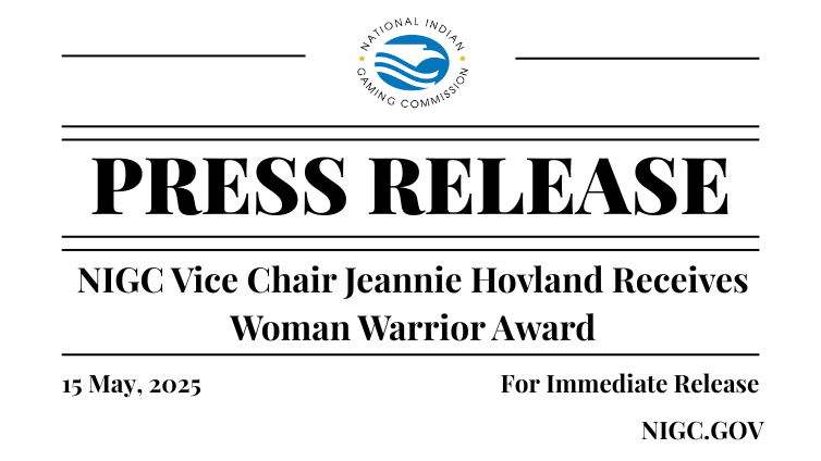 NIGC Vice Chair Jeannie Hovland Receives Woman Warrior Award