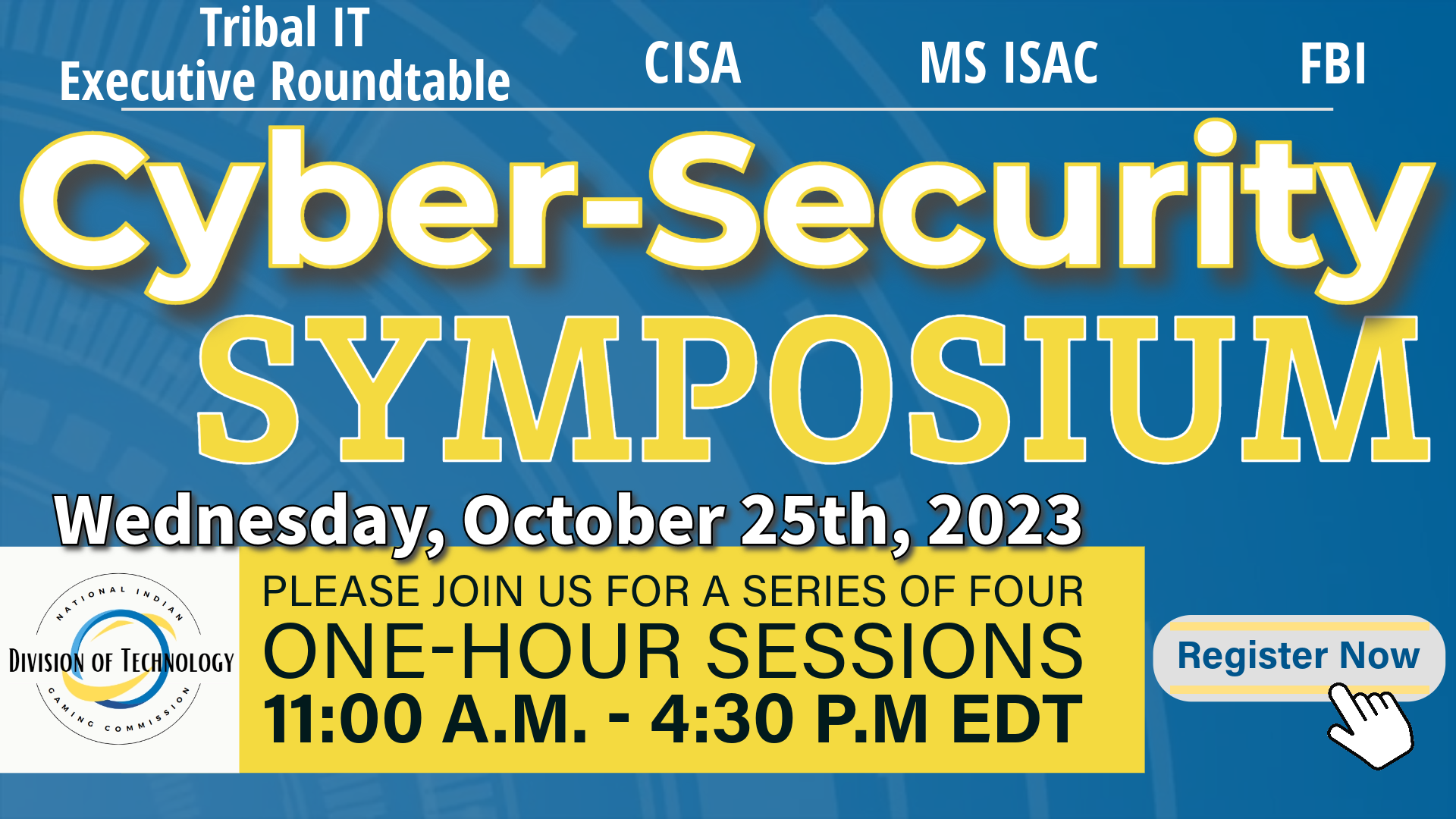 Cyber-Security Symposium Sessions