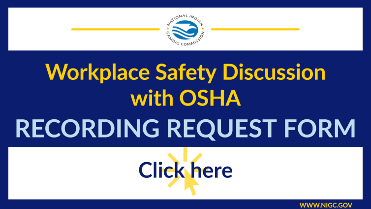 Recording Request Form: Workplace Safety Discussion with OSHA