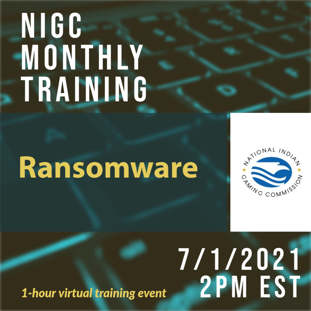 Monthly Training: Ransomware